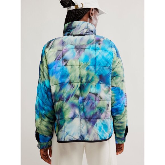 🆕 FP MOVEMENT Pippa Printed Packable Puffer Jacket / Blurry Flower - Picture 4 of 9